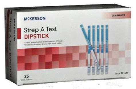 mckesson strep a test dipstick package insert|group a strep test kit.